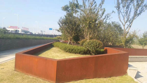 潘集耐候钢挡土墙